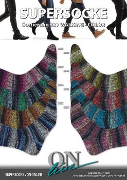 ONline Supersocke 4-fach Sortierung 337 Walking Color